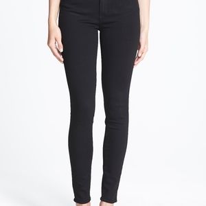 PAIGE Hoxton High Waist Ultra Skinny Black 26+27